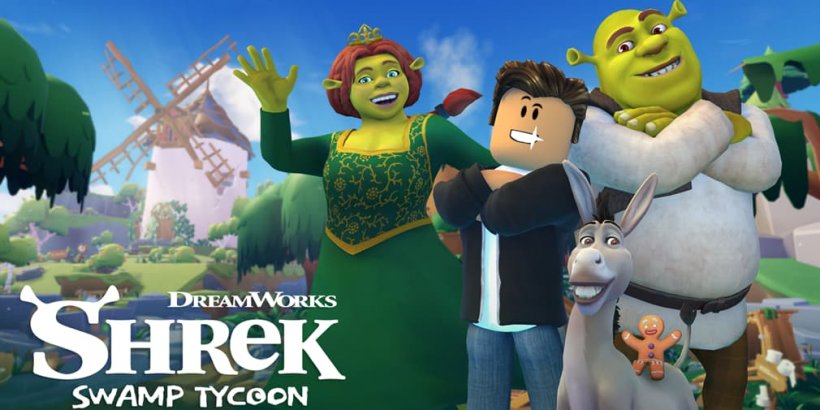 Shrek Swamps Roblox टाइकून एडवेंचर के साथ