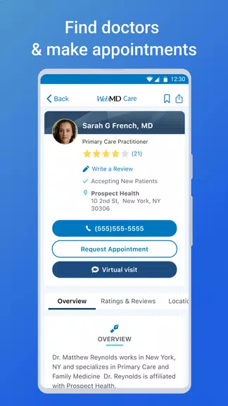WebMD: Symptom Checker স্ক্রিনশট 1