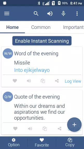Schermata Zulu Dictionary Offline 0