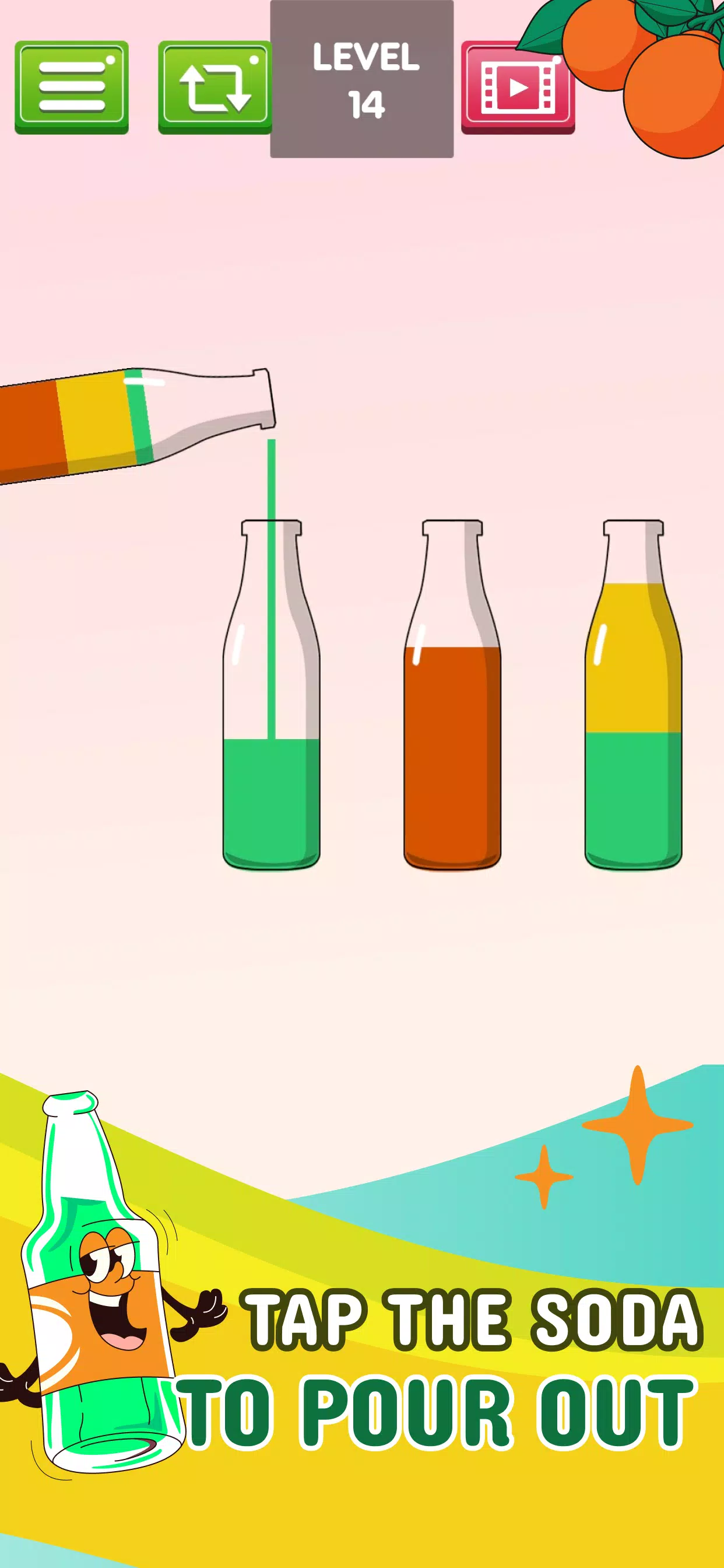 Soda Water Sort Puzzle: Color Tangkapan skrin 1