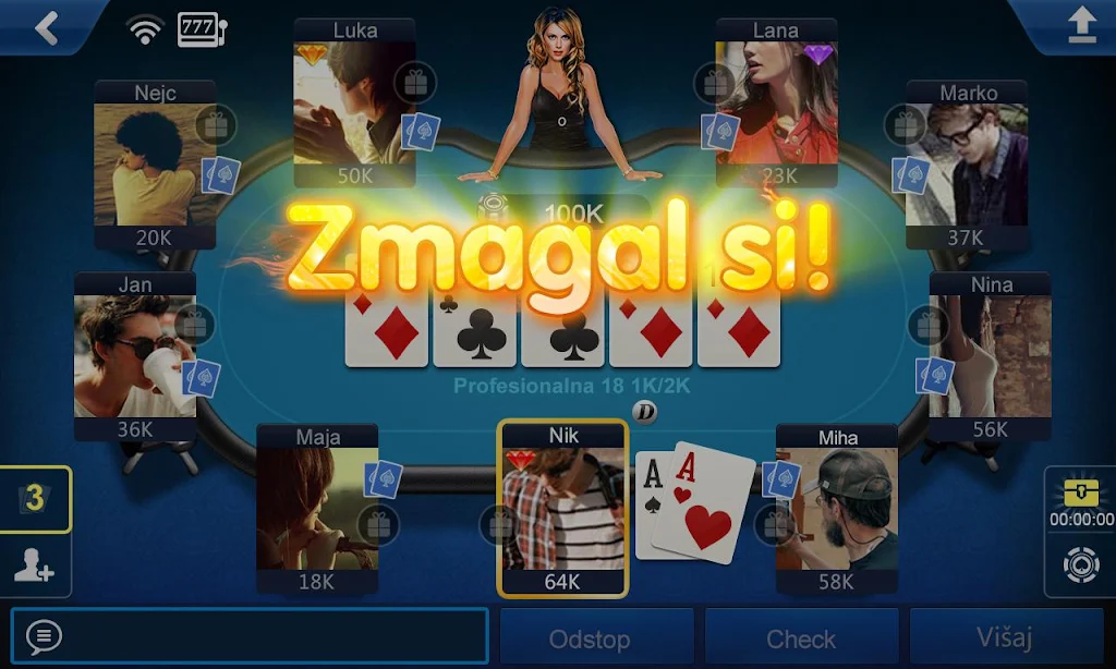 Poker Slovenia hd Tangkapan skrin 3