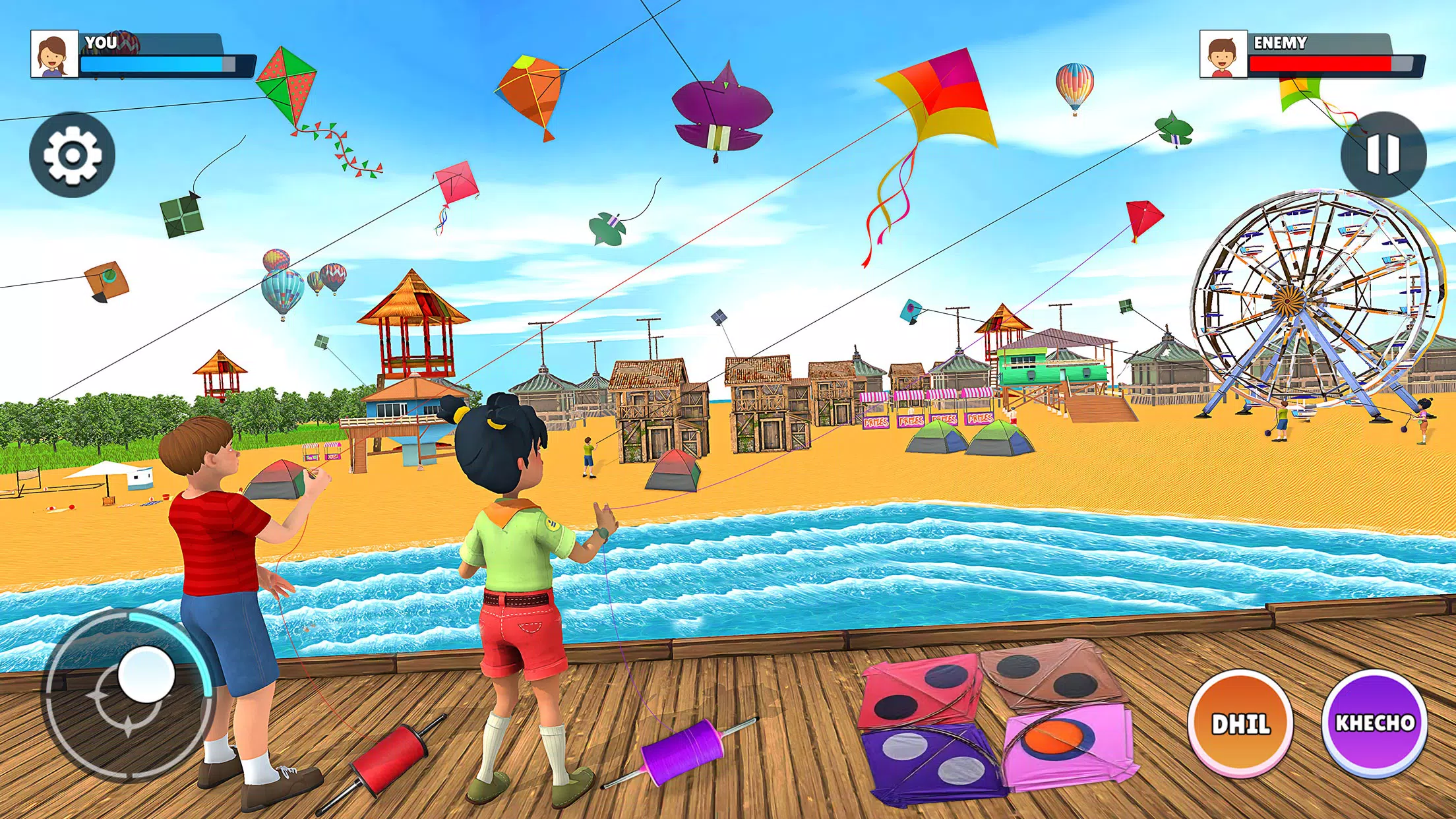 Kite Flying 3D - Pipa Combate ภาพหน้าจอ 0