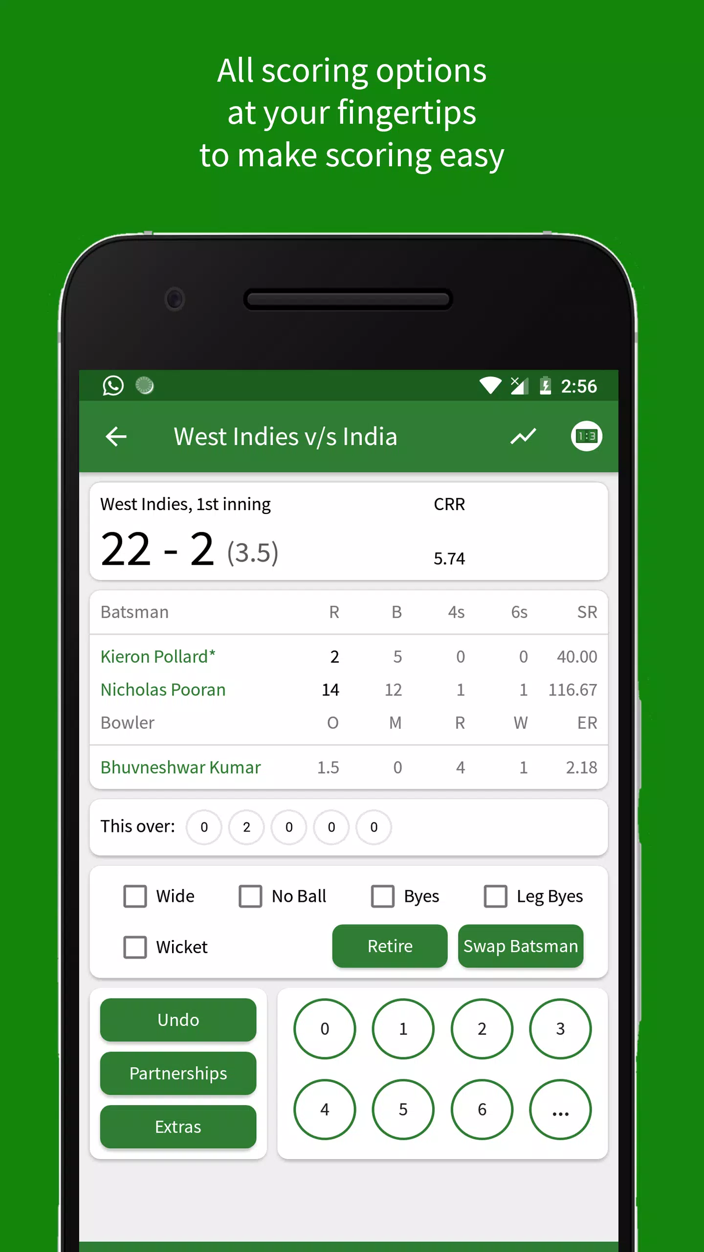 Cricket Scorer應用截圖第1張