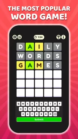 W Challenge - Daily Word Game Screenshot 0