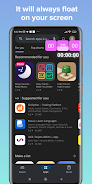 Floating Timer Stopwatch Capture d'écran 1