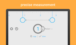 Ruler App: Measure centimeters Captura de pantalla 1