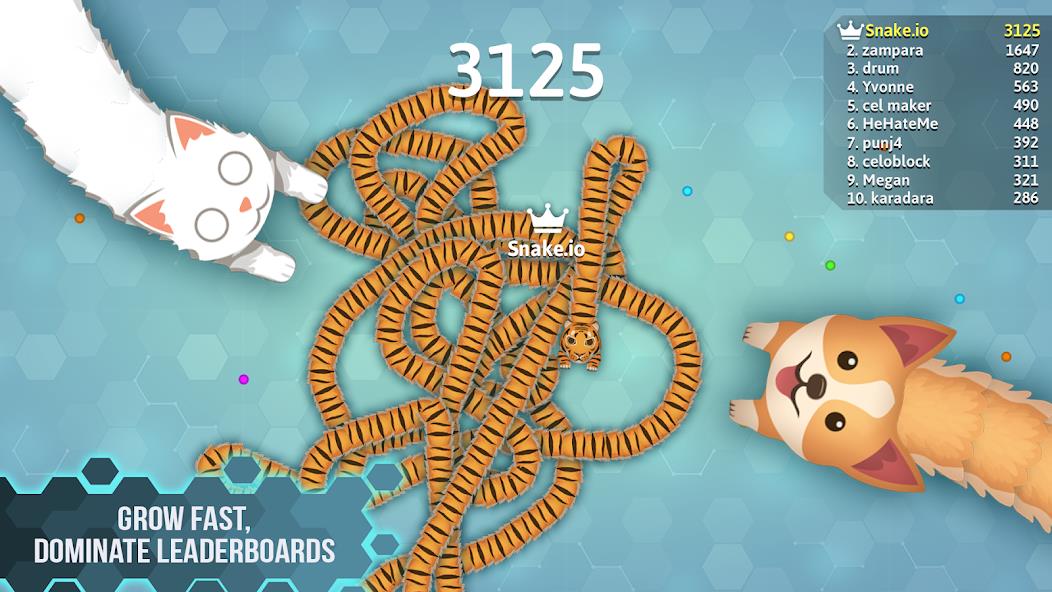 Snake.io - Fun Snake .io Games Mod ภาพหน้าจอ 3