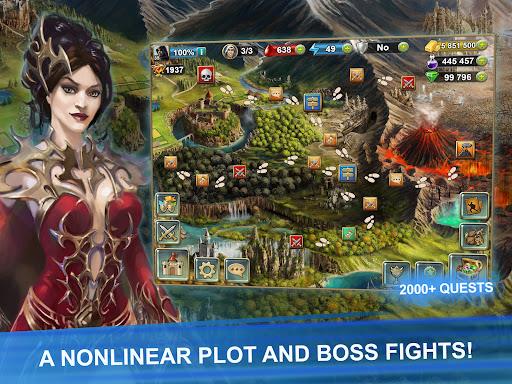 Blood of Titans: Card Battles Tangkapan skrin 1