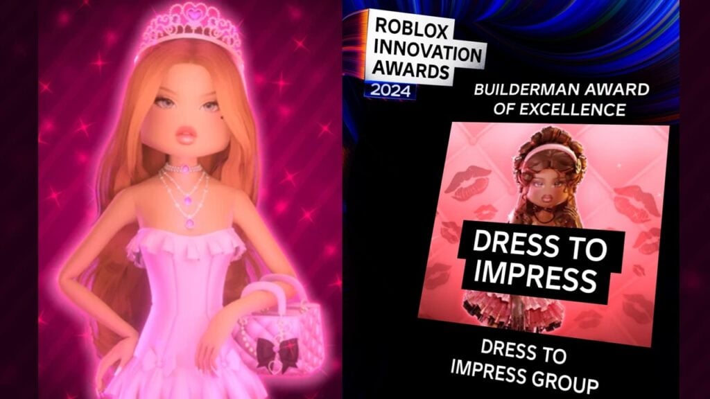 “连衣裙在2024年Roblox Innovation Awards上打动胜利！”