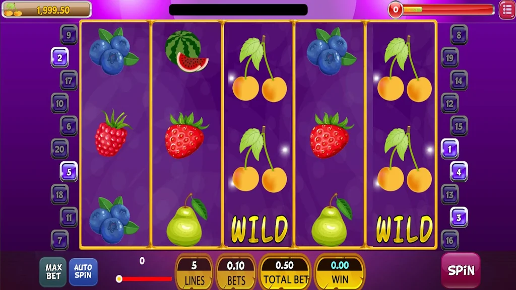 Free Fruits Slot Machine Cherry Luck स्क्रीनशॉट 2