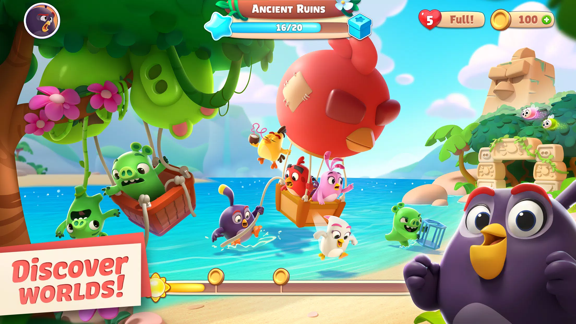 Angry Birds Journey 스크린샷 1