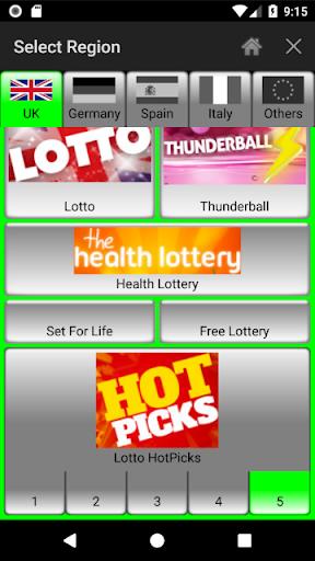 Lotto Number Generator for EUR স্ক্রিনশট 1