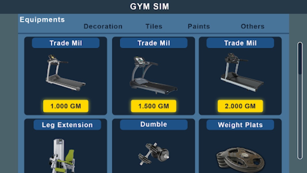 Gym simulator 24 : Gym Tycoon ဖန်သားပြင်ဓာတ်ပုံ 1