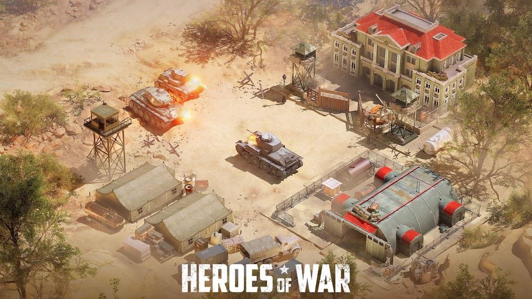 Heroes of War: Idle army game Mod স্ক্রিনশট 2