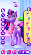 Magical Unicorn Candy World Ảnh chụp màn hình 1