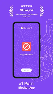 BlockerX: Porn Blocker/ NotFap Tangkapan skrin 0