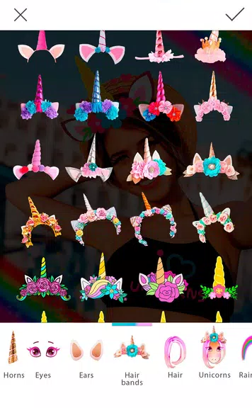 Unicorn Photo Editor Captura de tela 1