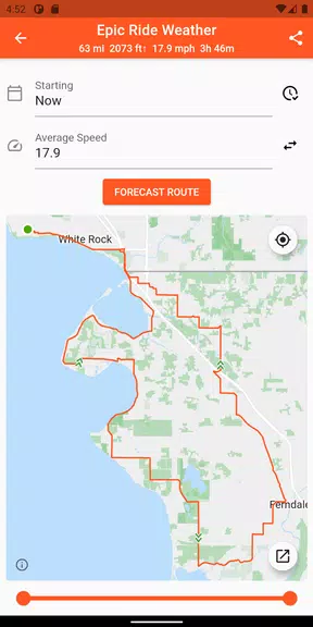 Schermata Epic Ride Weather 1