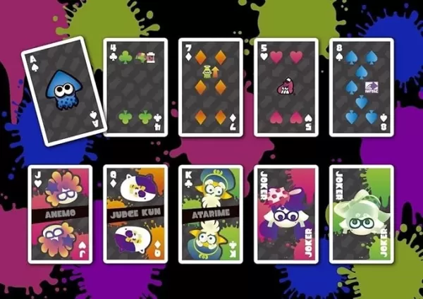 公式のスプラトゥーントランプカード