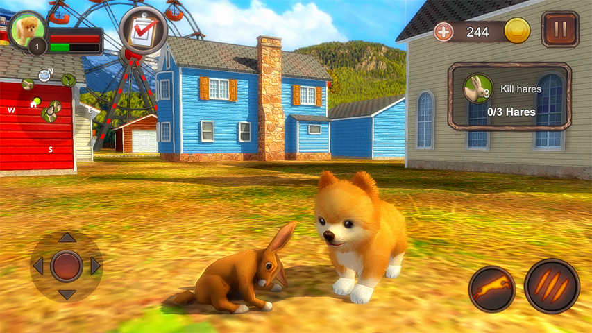 Pomeranian Dog Simulator Captura de pantalla 2