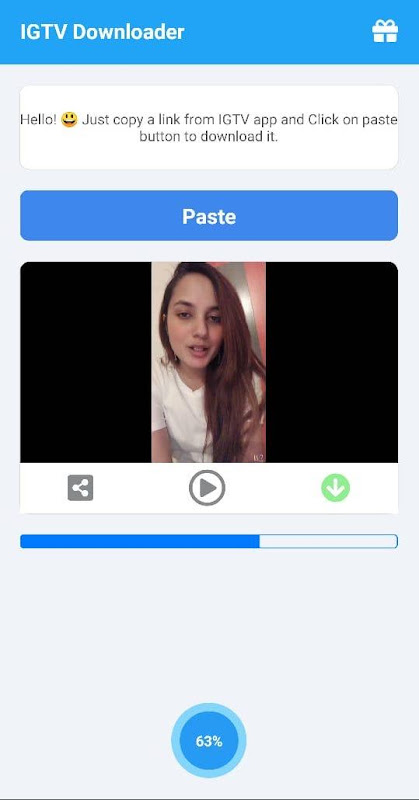 IGTV Video Downloader Zrzut ekranu 0