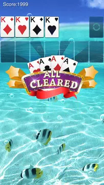 Solitaire: Ocean Blue 스크린샷 1