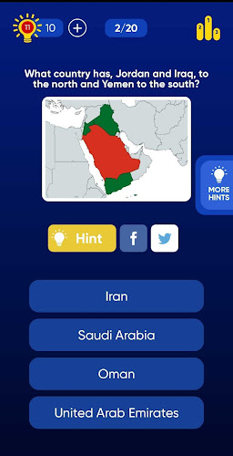 Geo Quiz: World Geography, Map 스크린샷 3