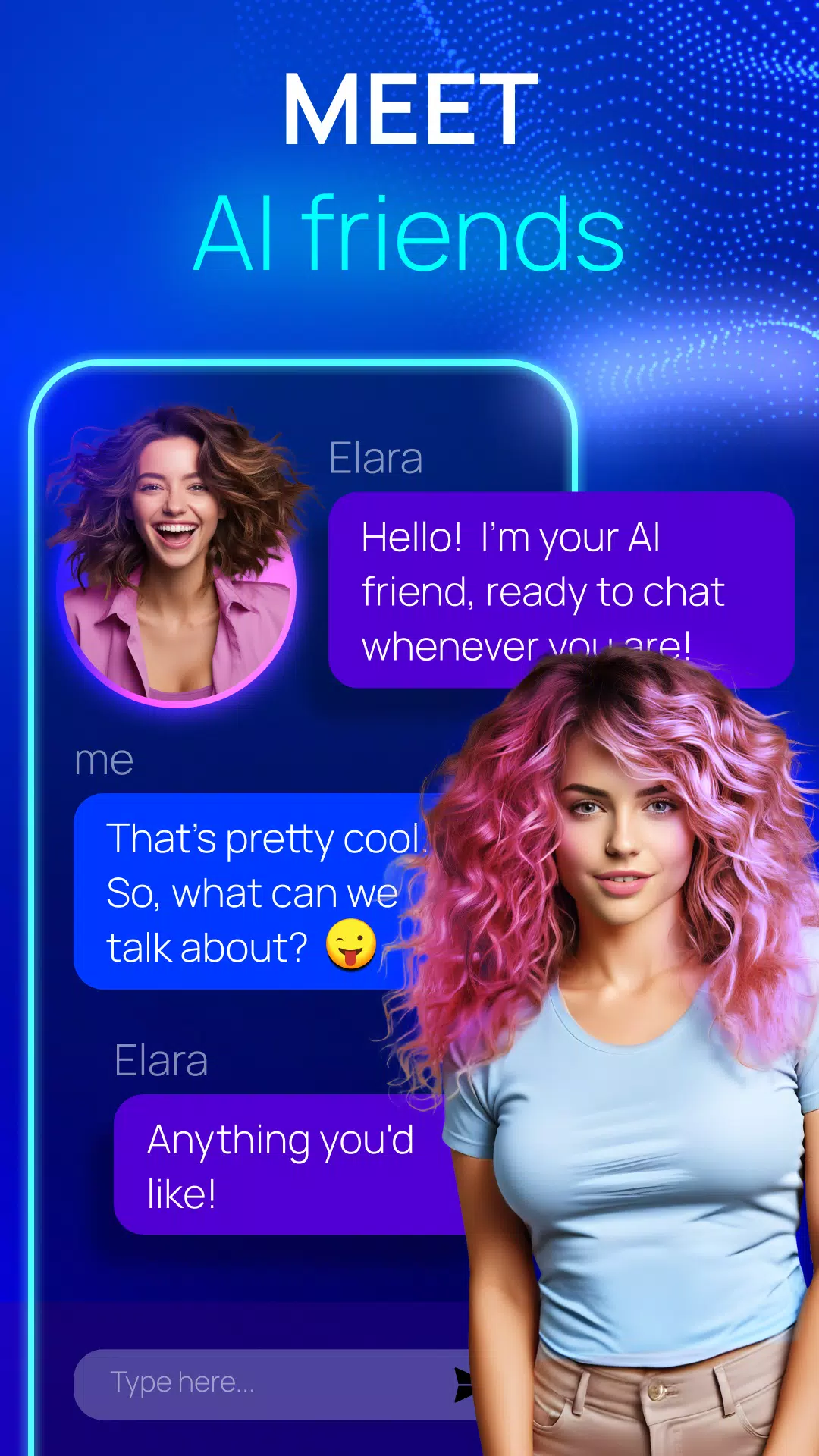SoulPartner: Chat AI Friend スクリーンショット 0