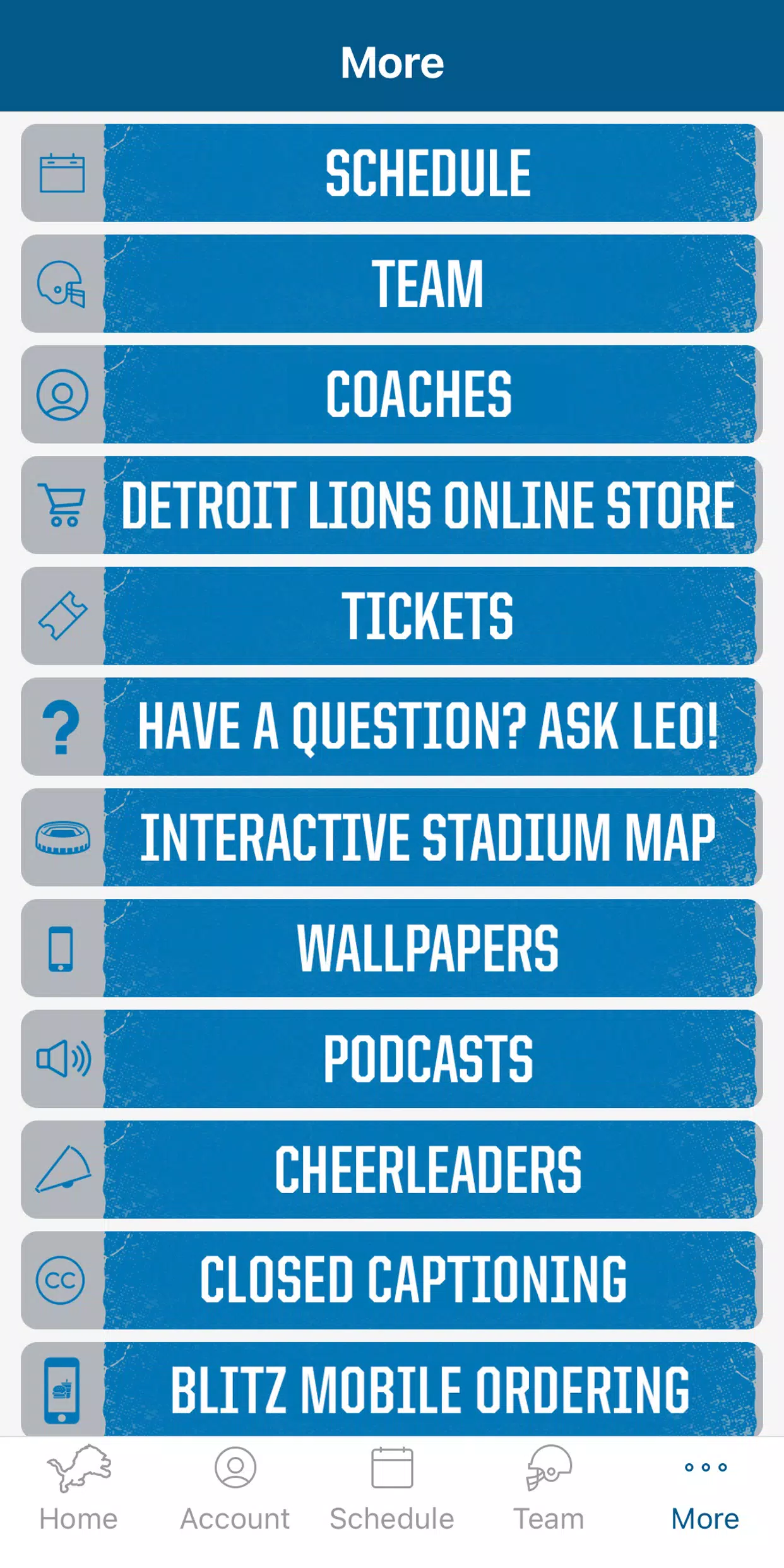 Detroit Lions Mobile Screenshot 2