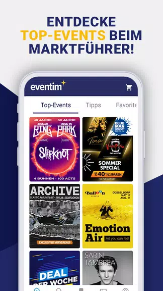 EVENTIM DE: Tickets für Events Captura de tela 0