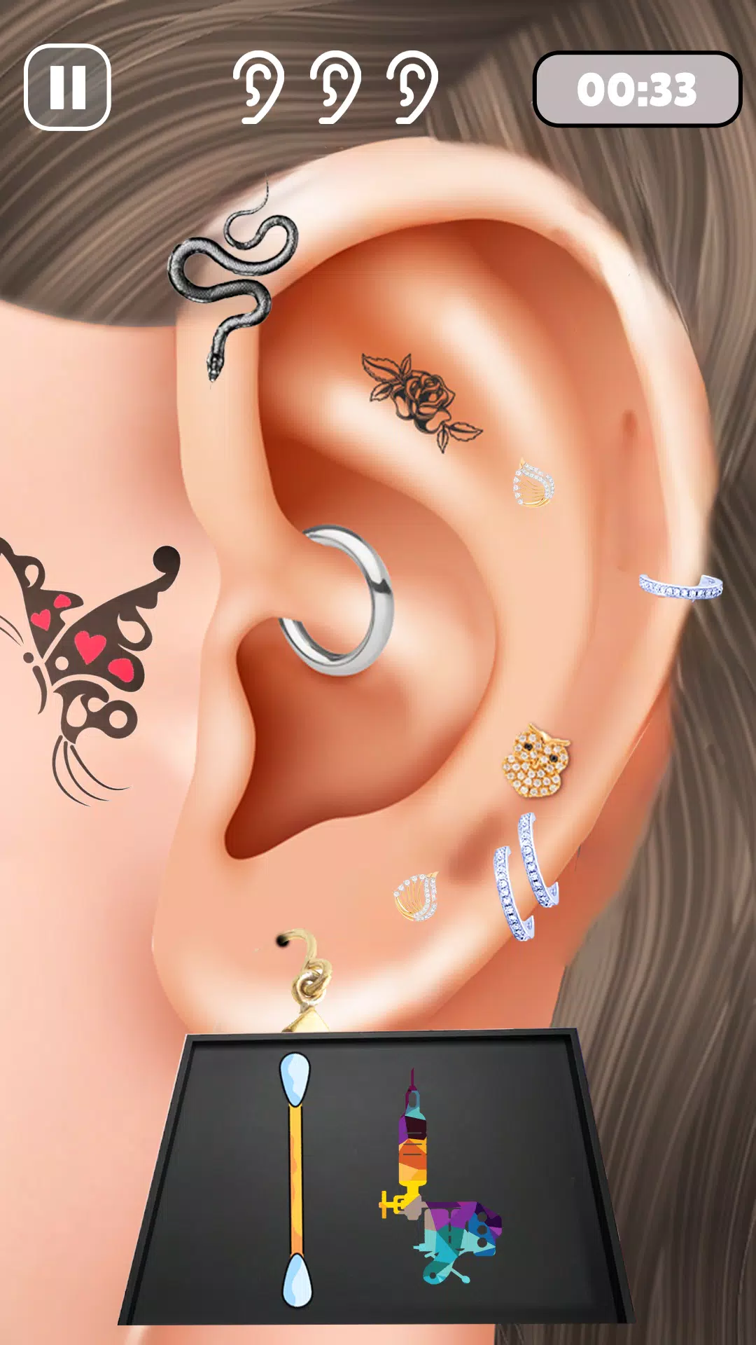 Ear Salon ASMR Doctor Game スクリーンショット 2