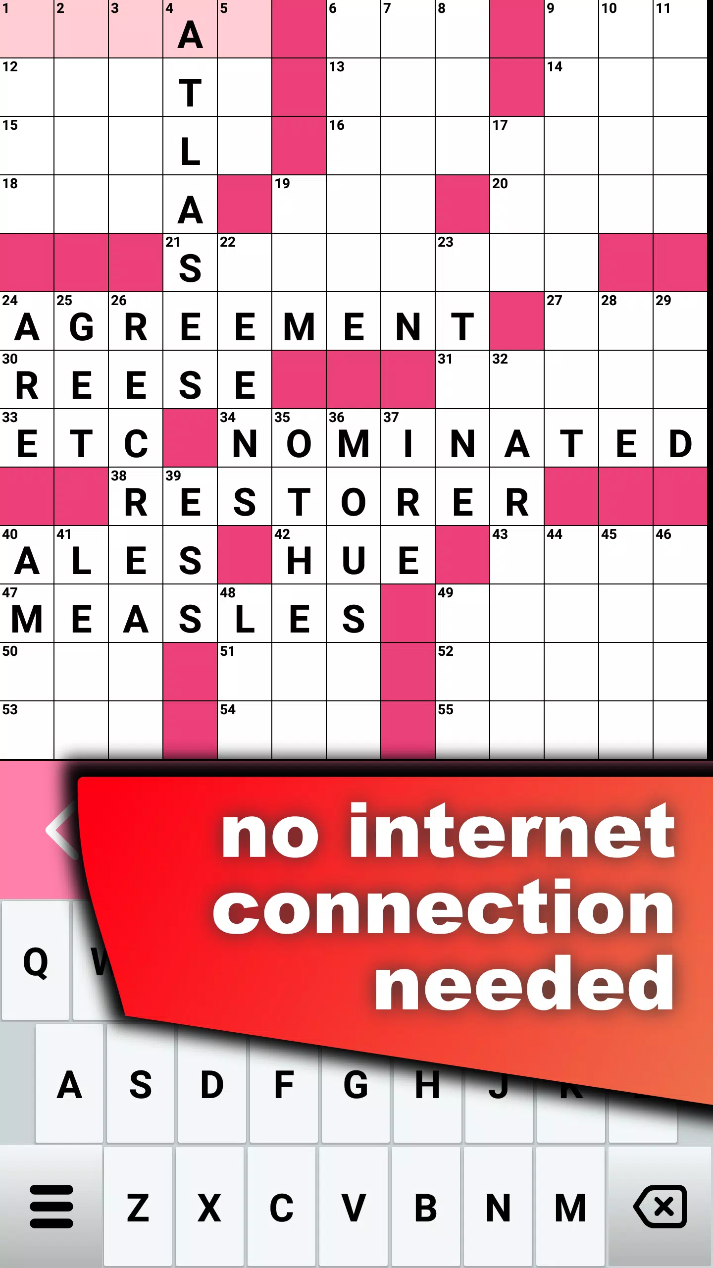 Crossword Puzzle Screenshot 2