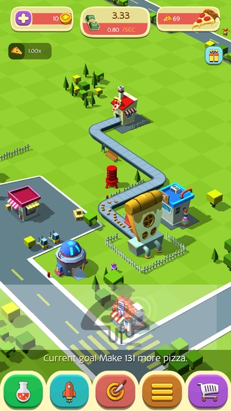 Pizza Factory Tycoon - Idle Clicker Game Tangkapan skrin 0