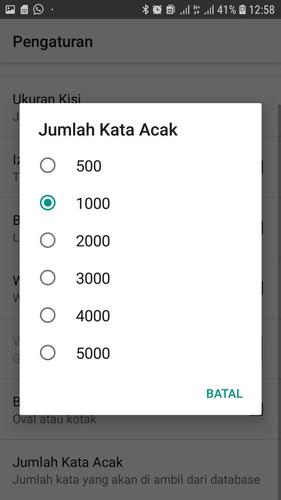 Cari Kata Indonesia Captura de tela 2