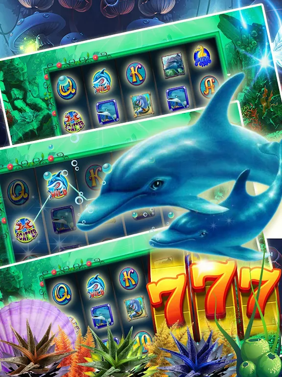 Lucky Dolphin Slots: Free Casino Slot Machines Captura de pantalla 2