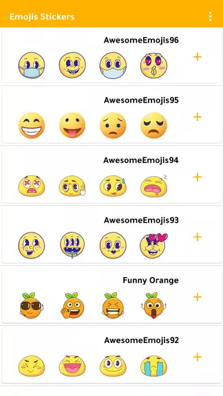 Emoji Stickers WASticker ဖန်သားပြင်ဓာတ်ပုံ 0