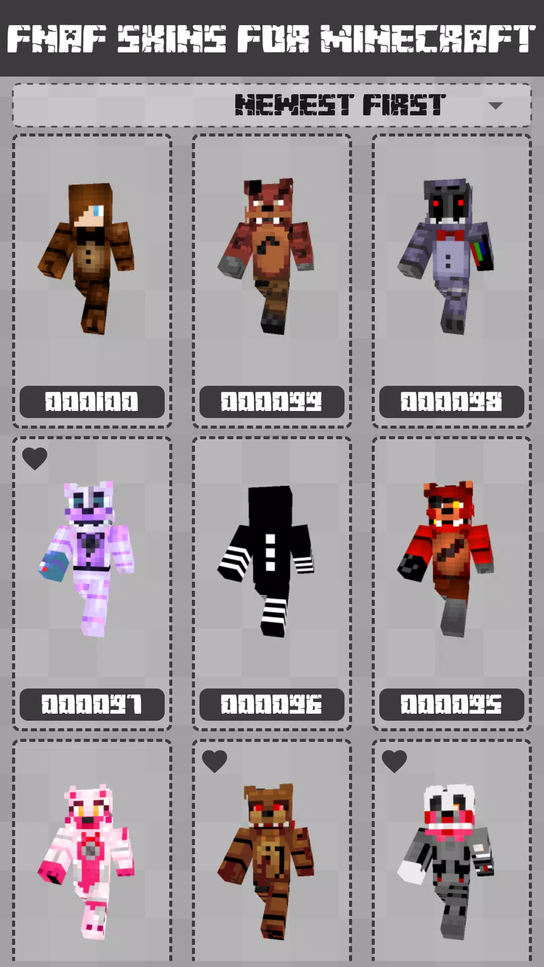 FNAF Skins for Minecraft PE應用截圖第0張
