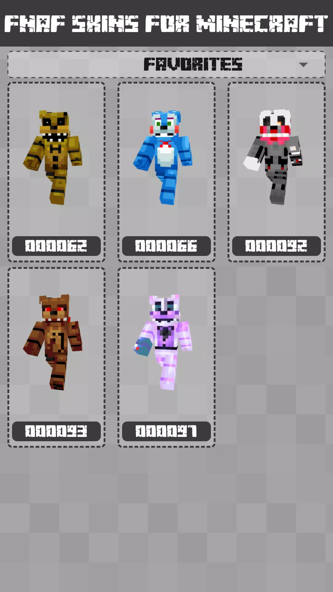 FNAF Skins for Minecraft PE應用截圖第3張