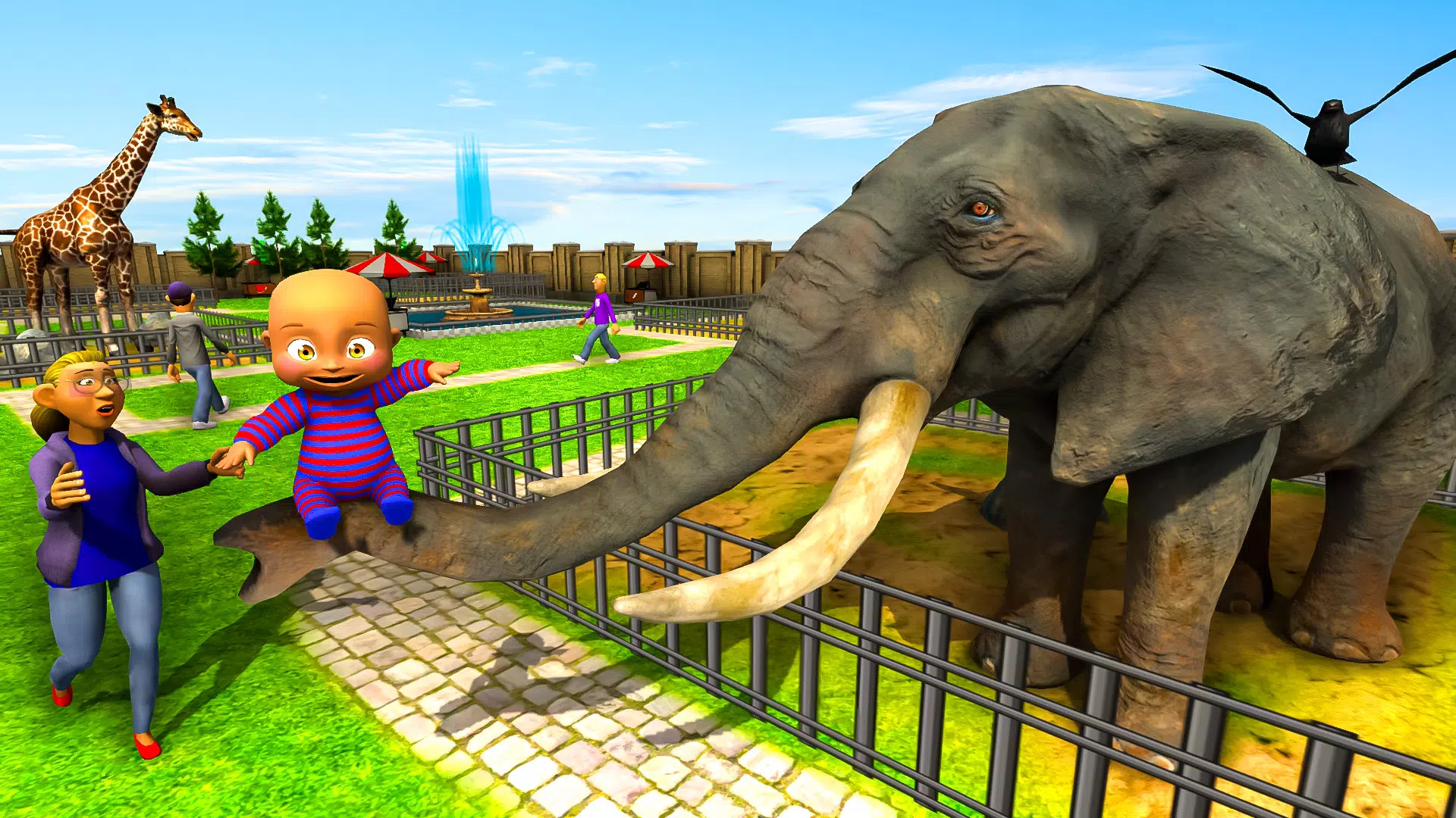 Naughty Baby 3D: Daddy Zoo Fun應用截圖第0張