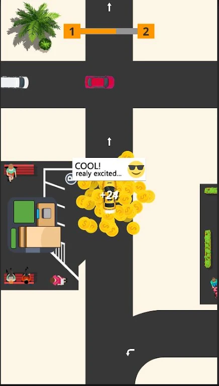 Idle Taxi: Driving Simulator 스크린샷 1