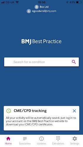 BMJ Best Practice Zrzut ekranu 0