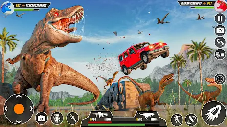 Real Dino Hunting 3D shooting ဖန်သားပြင်ဓာတ်ပုံ 2