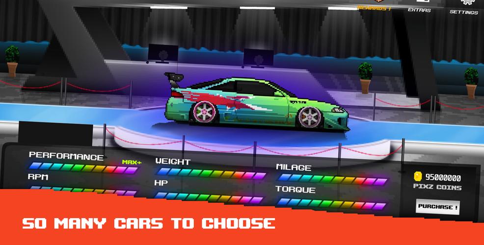 Pixel Car: Reckless Racer应用截图第2张