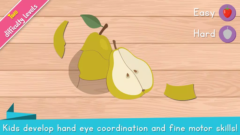 Food Puzzle for Kids Capture d'écran 0