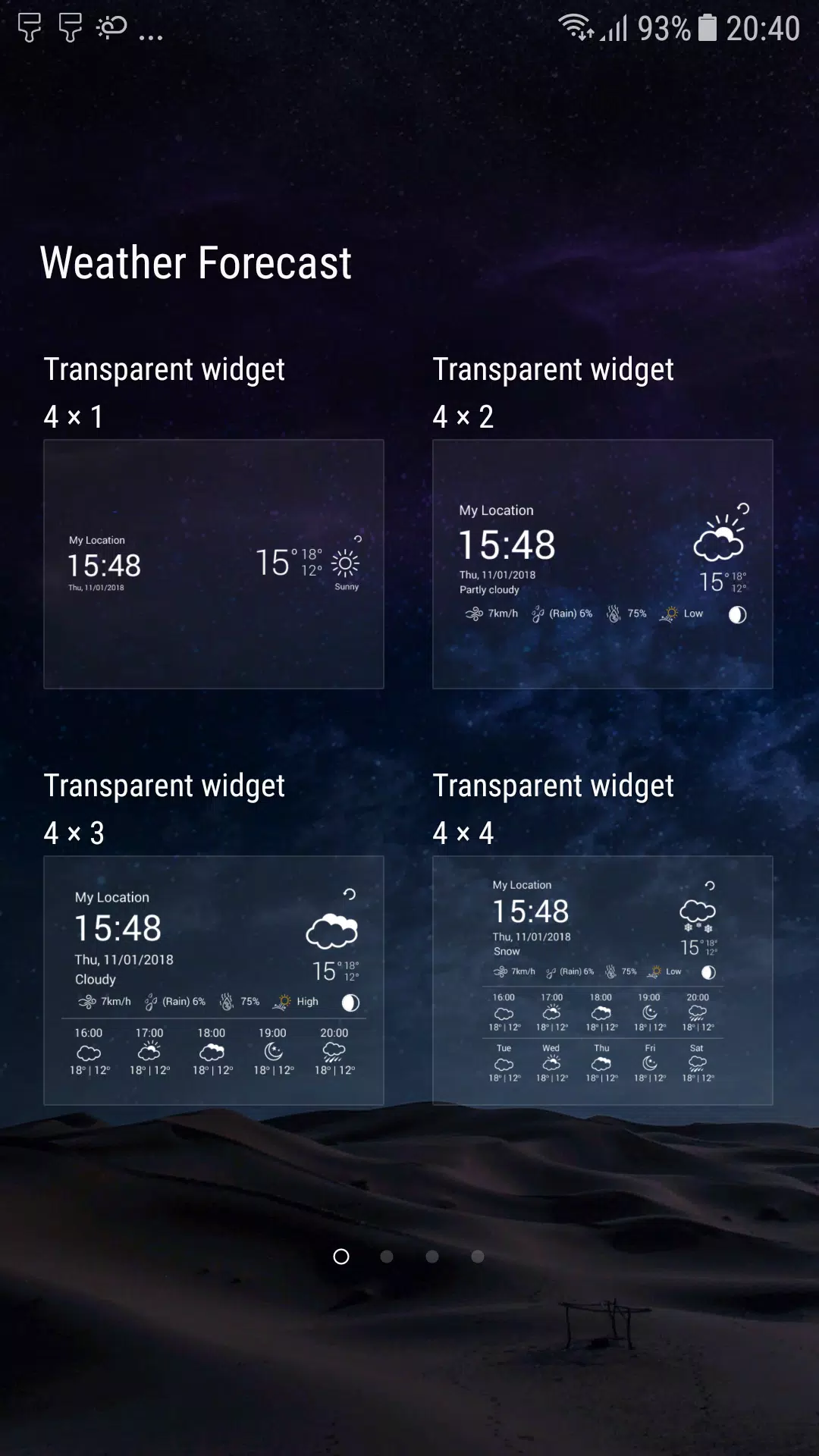 Schermata Weather Forecast 3