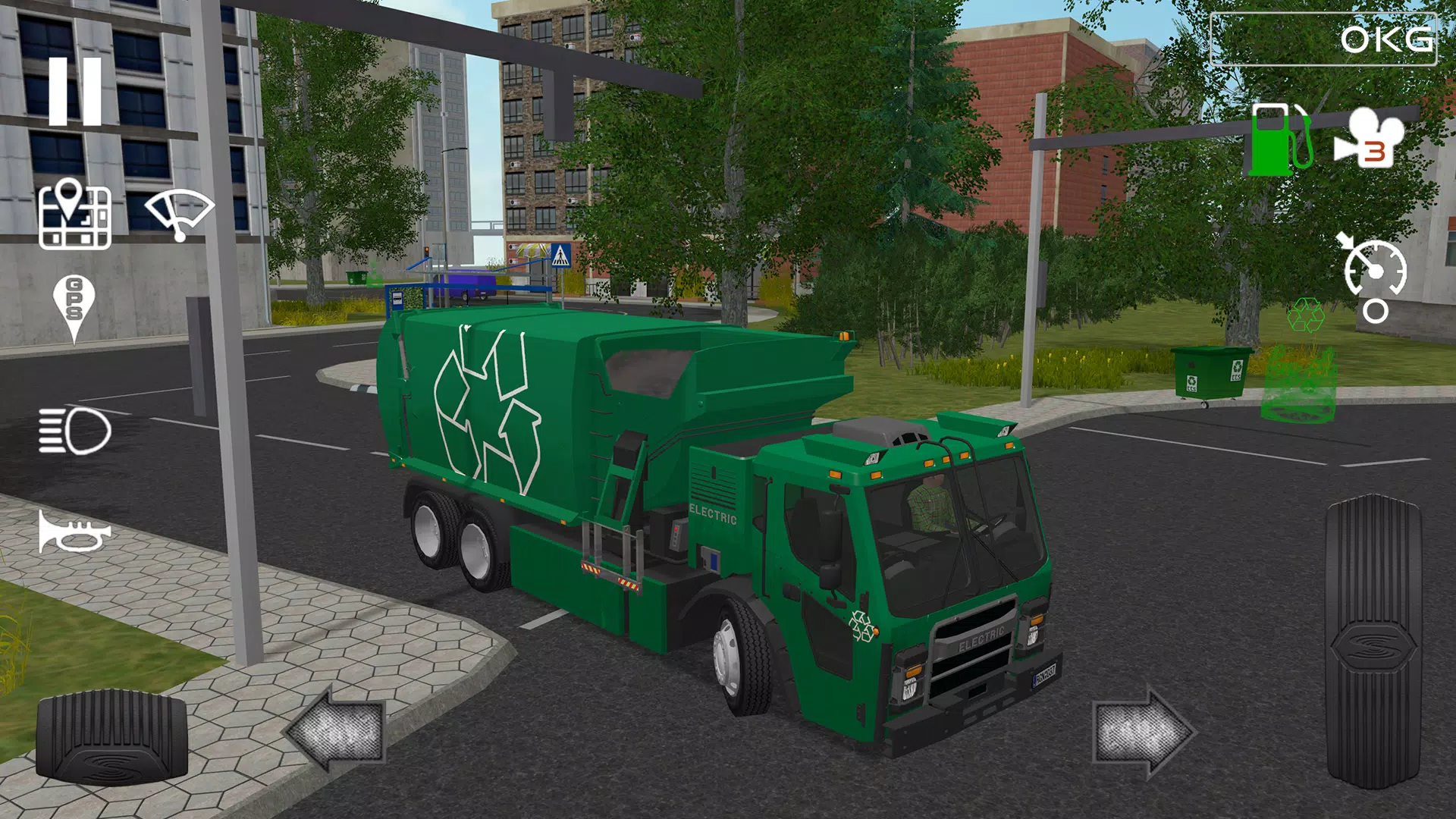 Trash Truck Simulator Captura de pantalla 1