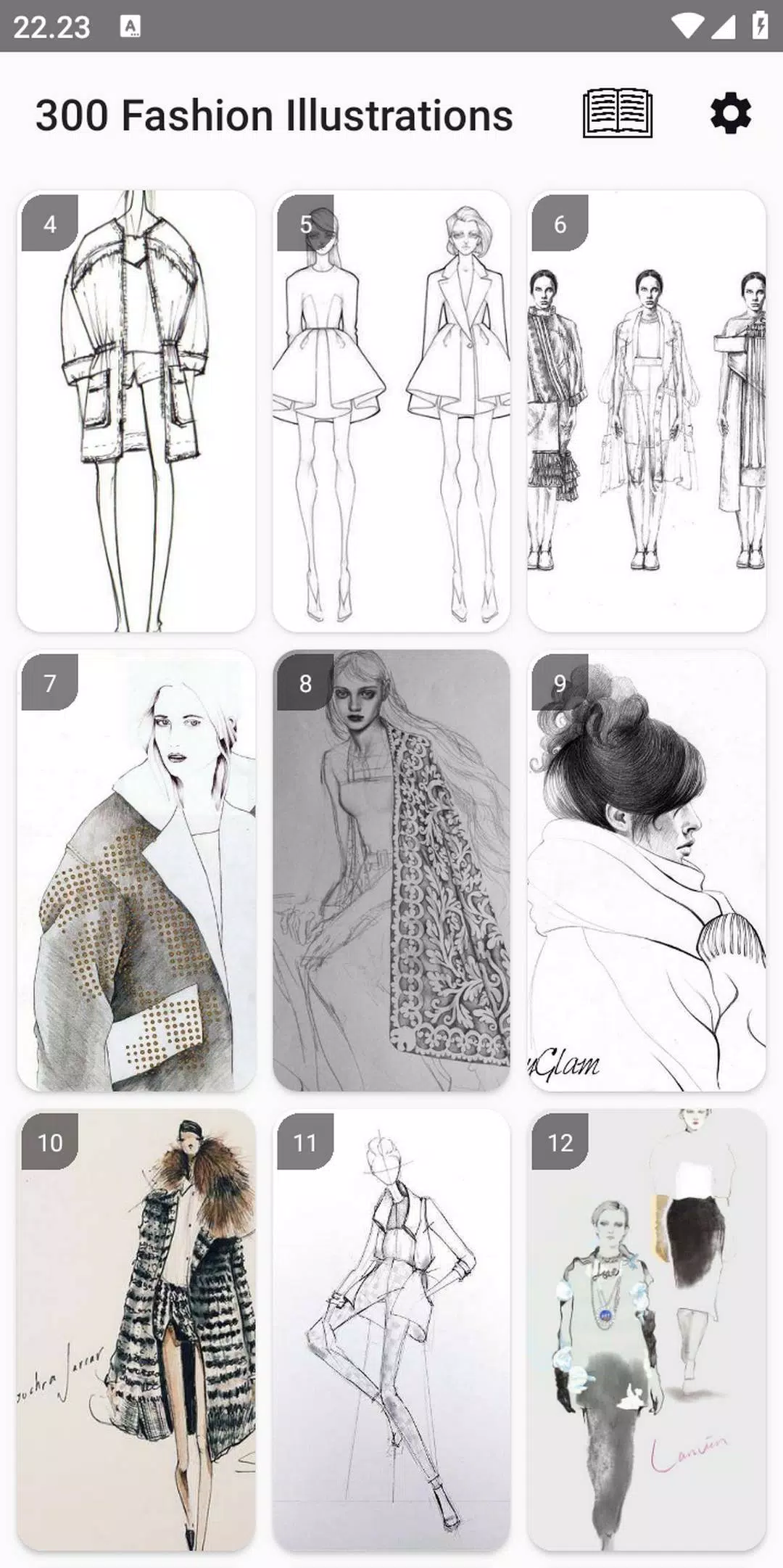 300 Fashion Illustrations Screenshot 0