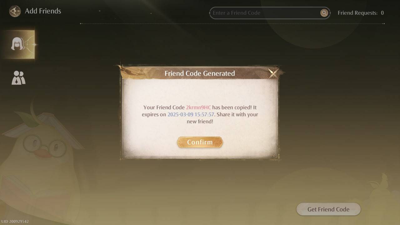 Rakan di Infinity Nikki