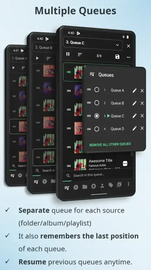 Musicolet Music Player ภาพหน้าจอ 1