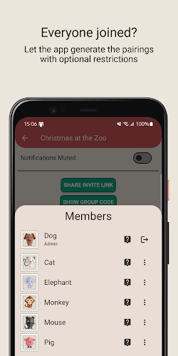 Secret Santa Helper App Zrzut ekranu 1